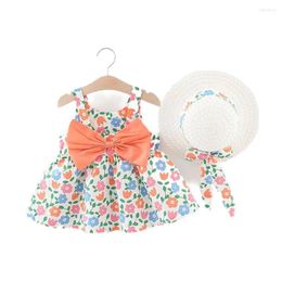 Girl Dresses Baby Summer Dress Floral Pattern Girls Party Casual Style Clothes For