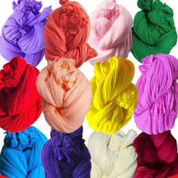 Decorative Flowers & Wreaths 5pcs Solid Colour Tensile Stocking Flower Making Materials DIY Artificial Handmade Crafts Room Decorat236L