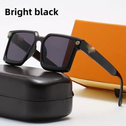 l6929 piece fashion sunglasses glasses sunglasses designer mens ladies brown case black metal frame dark lens