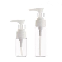 100PCS 30ml 50ml Soap Refillable Bottle Protable Shampoo Lotion Foam Water Plastic Pressed Pump Spray Bottle Refillable Bottle