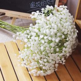 Home Decorative Arts And Crafts Bouquet Of Flowers High-Grade Artificial All Over Babysbreath Emulators Plants & Wreaths2285