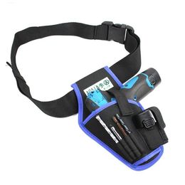 Freeshipping Electric Drill Bag Portable Professional electrician Waist Bag Household electric drill package Gvaac