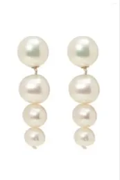 Dangle Earrings Arrival Favourite Pearl Genuine Freshwater Pearls S925 Sterling Silver Stud Jewellery Wedding Women Gift
