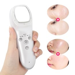 Face Massager Ultrasonic Cryotherapy Machine LED Cold Hammer Lifting Vibration Massager Face Body Spa Beauty Equipment Crioterapia 230411