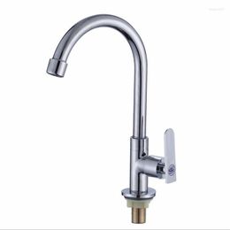 Kitchen Faucets 1PC 360 Degree Rotation Water Tap G1/2' Home Single Cold Sink Faucet