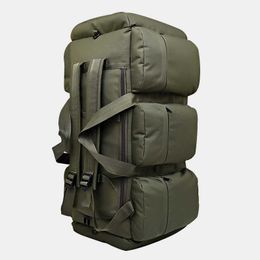 100L Large Luggage Camping Bag Army Backpack Men's Outdoor Travel Shoulder Hiking Trekking Trip Tourist Military Tactical Bags 230412