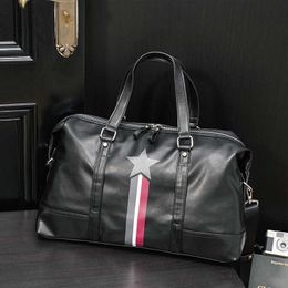 Trendy new fashion handbag Korean version large capacity travel bag business trip computer one shoulder diagonal bag 230412