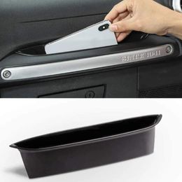 Car Organiser 2/3 Black Grab Handle Storage Tray Easy Installation For Door Box