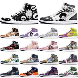 New diy classics customized shoes sports basketball shoes 1s men women antiskid anime fashion customized figure sneakers 0001MMSZ