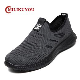 Dress Shoes Original Men's High Quality Casual Men SlipOn Sneakers Man Big Running Breathable Tenis Summer 230412