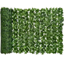 0 5x3m Artificial Ivy Privacy Fence Screen Hedges And Faux Vine Leaf Decoration For Outdoor Decor Garden Decorative Flowers & Wrea251a