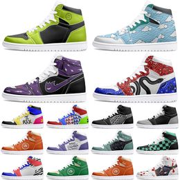 new winter Customised Shoes 1s DIY shoes Basketball Shoes damping males 1 Women 1 Anime Customised Character Trend Versatile Outdoor Shoes