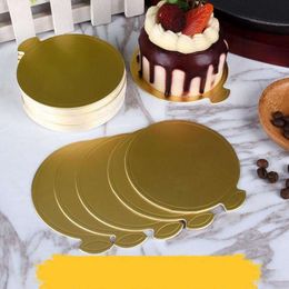 8cm Round Cake Board Mousse Pad Card Dessert Baking Pastry Display Trayv for Wedding Birthday Party Decor Cake Tools