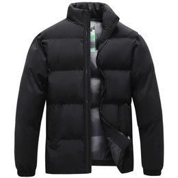 Mens Down Parkas JSNWW9128Cottonpadded men winter bread clothing trend warm handsome loose standup collar cottonpadded jacket 231110