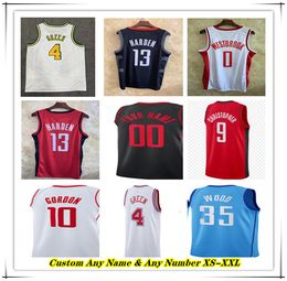 Printed Jalen Green Basketball Jersey Alperen Sengun Fred Vanvleet Dill Brooks Jabari Smith Jr. Jae'sean Tate Hakeem Oluw Yao Ming Drexler ROCKET City