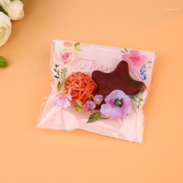 Christmas Decorations Biscuit Cookie Baking Bags Floral Plastic Bag Wedding/Party Craft Packing Bag1