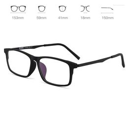 Sunglasses Rockjoy 155mm Oversized Eyeglasses Frame Male Women Glasses Ready Myopia -150 200 250 TR90 Ultralight Spectacles Anti Blue Light