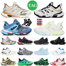 2024 Fashion Women Men Designer Casual Shoes Track 3 3.0 trainers Triple white black Tess.s. Gomma Leather Nylon Mesh Tracks Trainer Runners Platform Sneakers