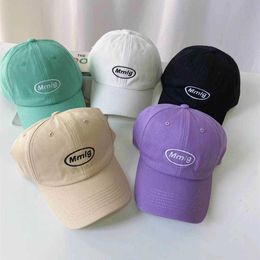 Ball Caps Embroidery Mmlg Girls Boys Baseball Hats Solid Cotton Cap For Men Women Adjustable Snapbk Caps Baseball Cap Letter Dad Hat P230412