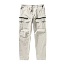 Pantaloni da uomo CPTOPSTONEY Company Pantaloni da uomo casual Pantaloni sportivi di marca di moda europea e americana Jeans multitasche solidi 230412