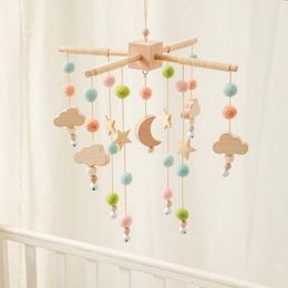 Rattles Mobiles Arrival Baby Crib Toy Music Educational Toys Rotating Bed Bell Windup Children Room Hanging Decorations 230411