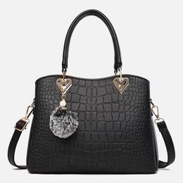 HBP Purses Handbags Soft PU Leather Fashion Totes Bag Female Large Capacity Shoulder Bags Red Color 1065