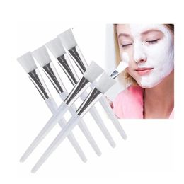 Good Facial Mask Brush Kit Makeup Brushes Eyes Face Skin Care Masks Applicator Home DIY Eye Mask Use Tools Clear Handle BJ