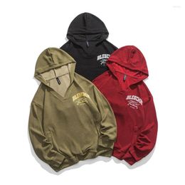 Men's Hoodies Men Women Streetwear Fashion Loose Pullover V-neck Hooded Sweatshirts Cityboy Net Celebrity Hoodie Coat Couple Sweatshirt