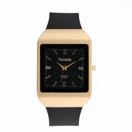 Wristwatches 2023 Fashion Women's Watch Top Silicone Strap Men's Sports Watches Blu-ray Quartz Clock Reloj Hombre Montre Femme