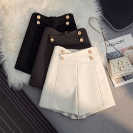 Women's Shorts Black beige thick wide leg spring autumn winter women's bags trend street clothing shorts women's clothing 230412