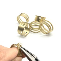 12Pcs Copper Material Jump Ring Open Ring Tools For Jewellery Making DIY Craft Circle Bead Pliers Opening Tools