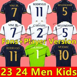 BELLINGHAM VINI JR Soccer Jerseys 23 24 Football Shirt RODRYGO CAMAVINGA Real Madrids VAERDE 2023 2024 Arda Guler Away Fans Player Version _Jersey