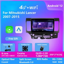 Android 10 Inch Touch Screen Car Dvd Video Player for Mitsubishi LANCER 2007-2015 with Gps Navigation System Wifi 4g DSP