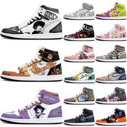 New diy classics Customised shoes sports basketball shoes 1s men women antiskid anime Customised figure sneakers 0001RAYH