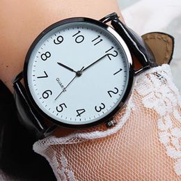 Wristwatches Fashion Women Watches Simple Leather Band Analogue Quartz Watch 2023 Casual Ladies Female Clock Relogio Feminino