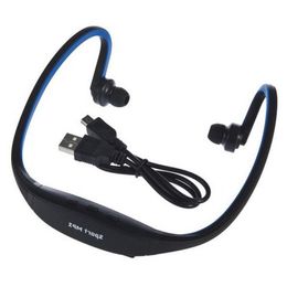 Freeshipping 1pc USB Sport Running MP3 Music Player Headset Headphone Earphone TF Slot Newest Fikea