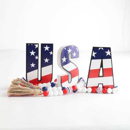 Novelty Items 4th of July American Independence Day Patriotic Decoration Popular Letter Home Decorations Party Accessories 2023 New Arrivals Z0411