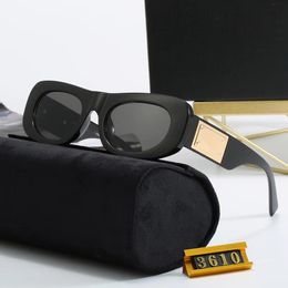 Fashion Classic Designer Sunglasses For Men Women Sunglasses Luxury Polarized Pilot Oversized Sun Glasses UV400 Eyewear PC Frame Polaroid Lens S3610