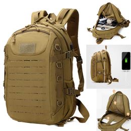 Men USB Outdoor Backpack Unisex Travel Pack Sports School Bag Pack Fishing Hiking Climbing Camping Rucksack for Male Women 230412