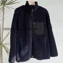 Designer Mens Topstoney Stones Island Jackets Man Jacket Coats Winter Thick Long Sleeve Zipper Hoodie Lamb Style Outwear with583