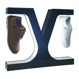 Kitchen Storage Product Levitating Display Magnetic Floating Acrylic Sneaker Racks Shoe