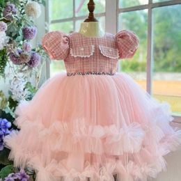 Girl Dresses Fluffy Lace Baby Party Toddler 1 Yrs Birthday Dress For Girls Clothes Princess Baptism Wedding Prom Gown