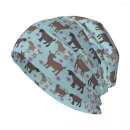 Berets Goats N' Flowers Knit Hat Beach Kids Cap For Men Women's