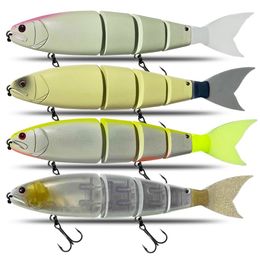 Baits Lures Fishing Lure Swimming Bait Jointed Floating/sinking Giant Hard Bait Section Lure For Big Bait Bass Pike Minnow Lure Size 245mm 230412