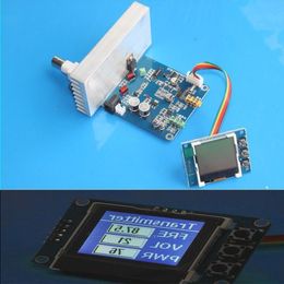 Freeshipping 15W Radio Station PLL Stereo MAX power 18W Digital frequency diy KITS lcd Display Digital Lpfdn