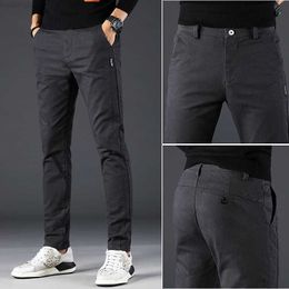 Men's Pants 2020 Spring Summer autumn New Casual Pants Men Cotton Slim Fit thin Chinos Fashion Trousers Male Brand Clothing Plus Size 28-38 Y0811