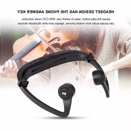 Sports Headphone Headset Earphones With Mic Adjustable headband Hot V9 Ear Hook Bone Conduction Bluetooth 42 For Android IOS Smartphon Udts