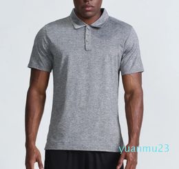 LL Sports Men's Polo Shirt Mens Quick Dry Sweat-wicking Workout Short Top Men Workout Short Sleeve