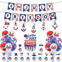 Novelty Items American Independence Day Party Supplies Patriotic Decoration Set Latex Confetti Balloon 4th of July Holiday DIY Decorations Z0411