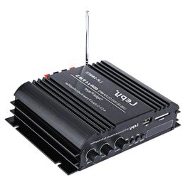 Freeshipping HiFi Digital Stereo Amplifier 4-channel Powerful Sound Compatible With Car motorcycle Computer speaker Bsper